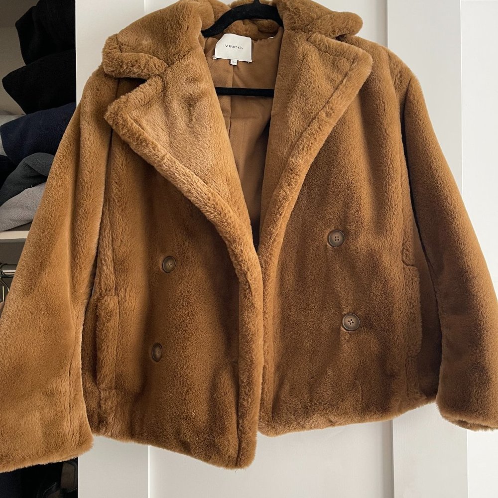 Vince Faux Fur Jacket